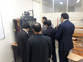 بازدید معاون اداری، مالی و مدیریت منابع دانشگاه از مرکز آموزش علمی کاربردی ملایر