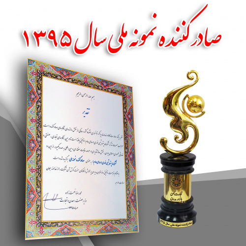 دانشجوی کاردانی دانشگاه جامع علمی کاربردی به عنوان صادرکننده نمونه کشور انتخاب و معرفی شد.