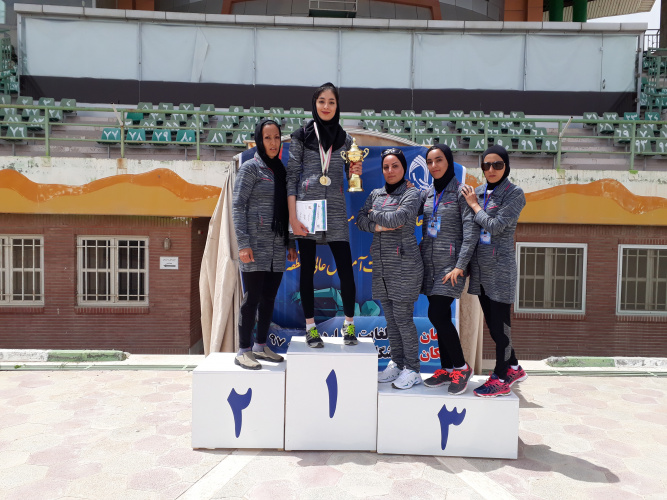 در مسابقات دوومیدانی دانشجویان دختر دانشگاههای منطقه ۴ کشور