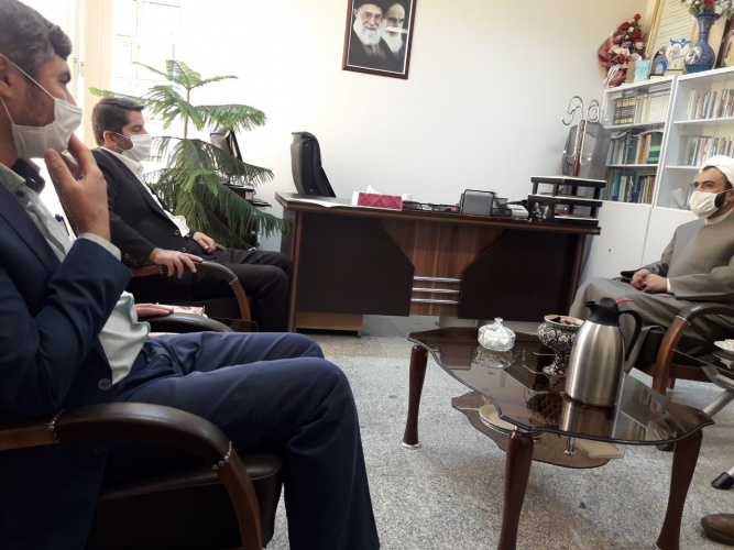 دیدار رئیس واحد استانی همدان با مسئول نهاد نمایندگی مقام معظم رهبری در دانشگاه بوعلی‌سینا