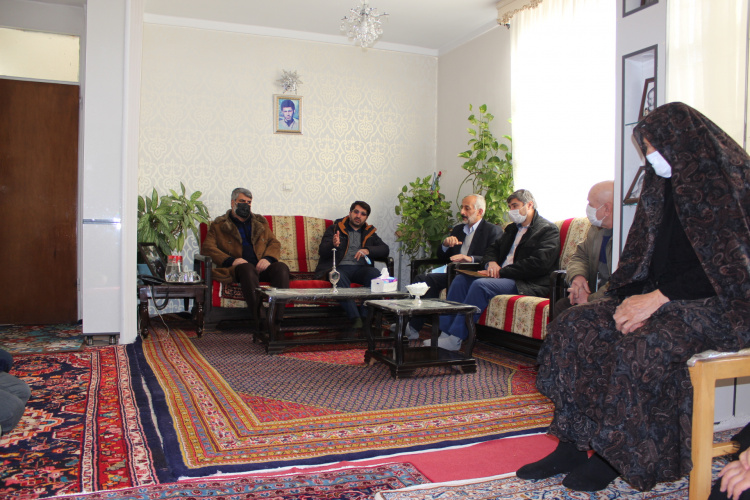 دیدار با مادر شهید به مناسبت سالروز ولادت حضرت فاطمه زهرا( سلام الله علیها )