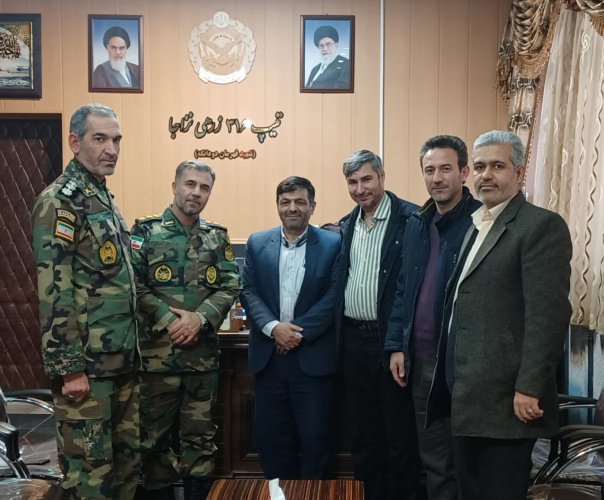 دیدار سرپرست دانشگاه جامع علمی کاربردی استان همدان با فرمانده تیپ ۳۱۶ زرهی نزاجا شهید قهرمان